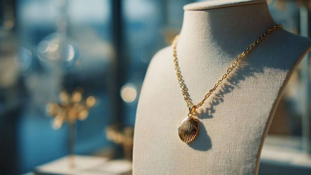 Comment nettoyer un collier coquillage doré sans l’abîmer ?