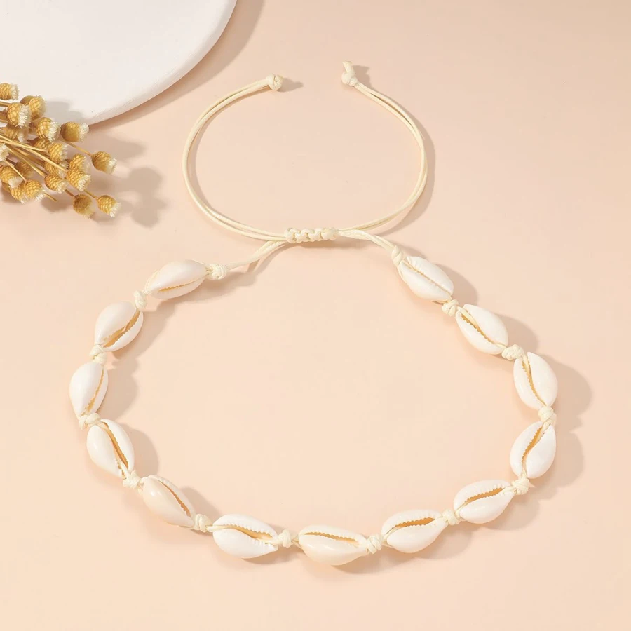 Collier coquillage femme bohème Collier coquillage femme bohème – Image 2