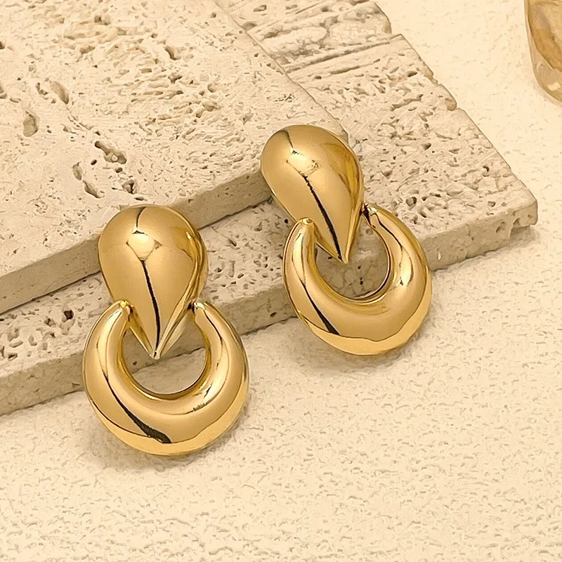 Boucles d'oreilles étoile de mer dorées bohème Boucles d'oreilles étoile de mer dorées bohème – Image 13