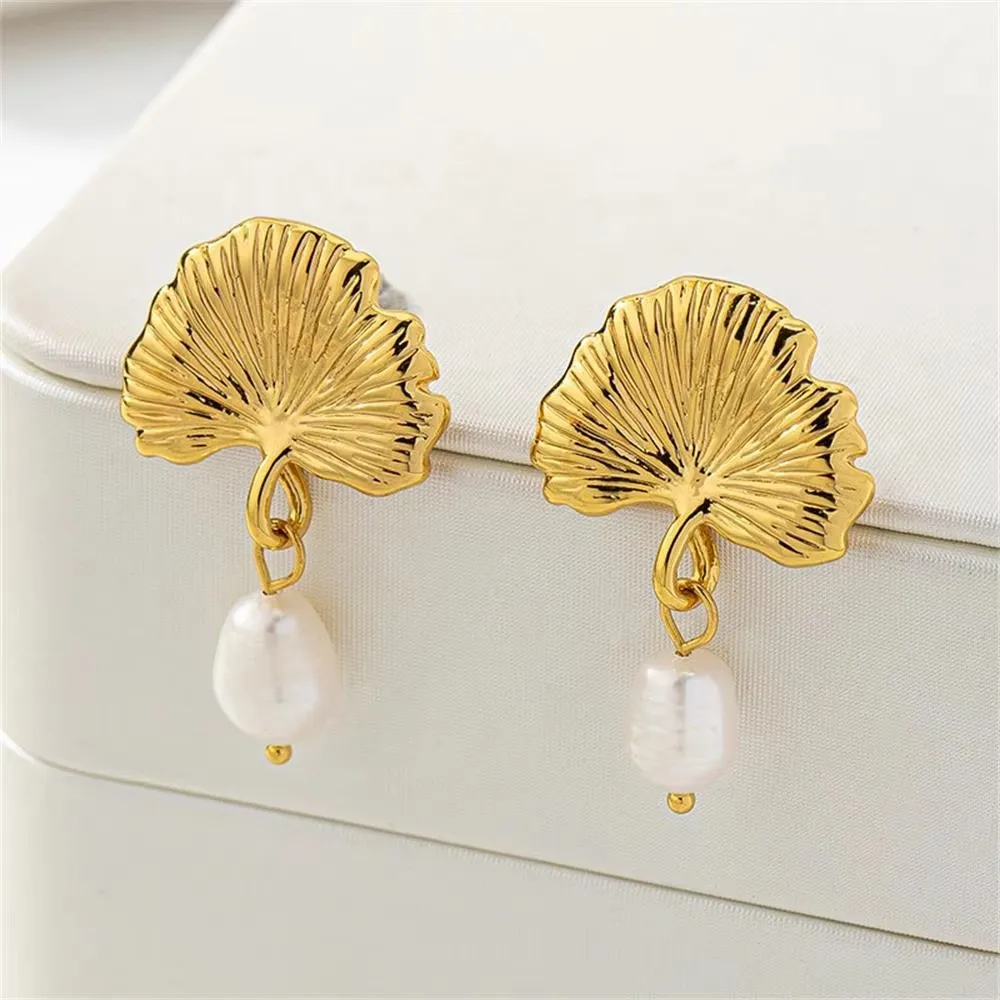 Boucles d'oreilles coquillage plaquées or Boucles d'oreilles coquillage plaquées or – Image 21